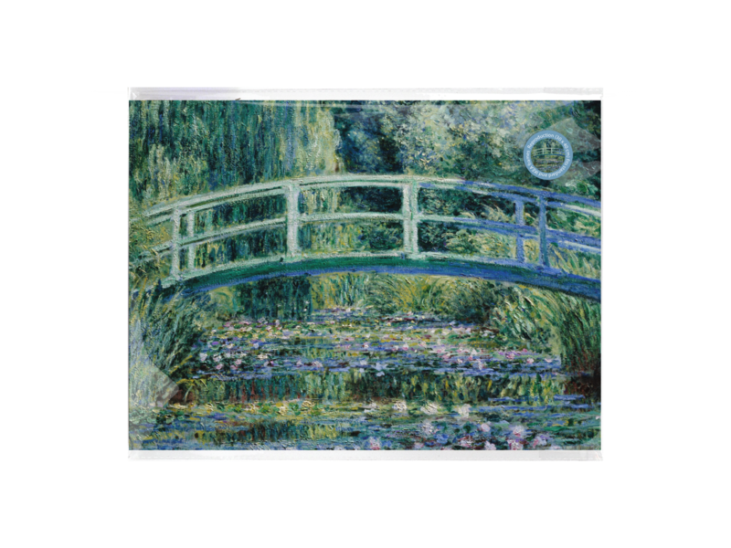 Poster A3, Monet,  Japanse brug