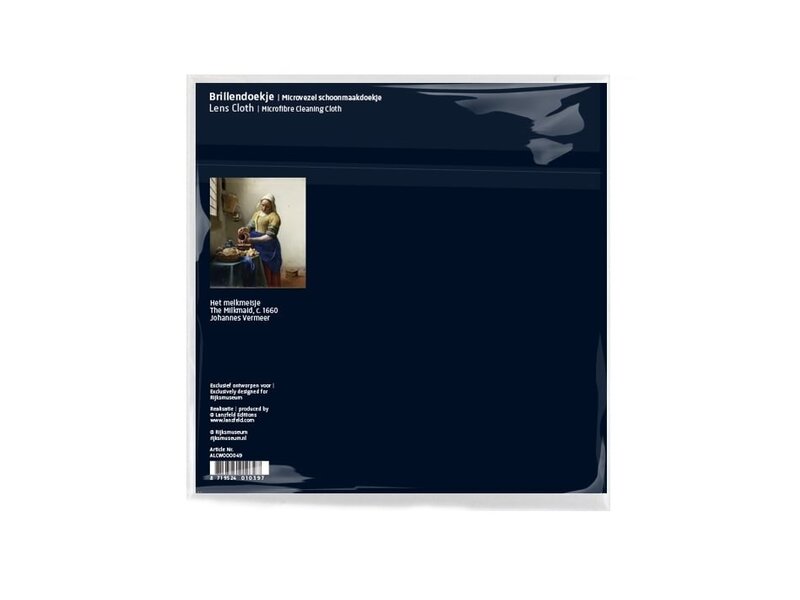 Paño de gafas, 15x15, La lechera, Vermeer