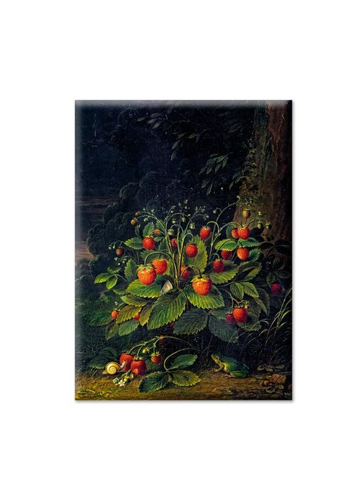 Kühlschrankmagnet, XL, Schlesinger, Erdbeeren