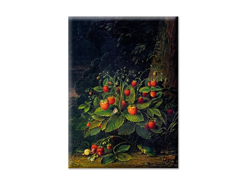 Kühlschrankmagnet, XL, Schlesinger, Erdbeeren