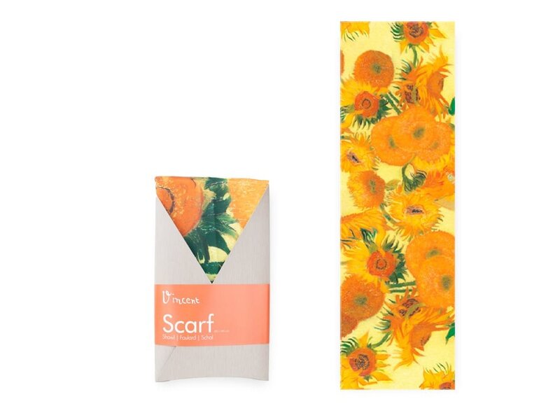 Écharpe, tournesols Van Gogh