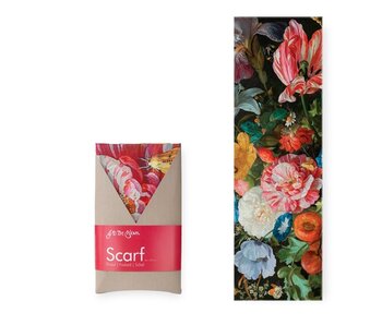 Sjaal, De Heem, Vaas met bloemen