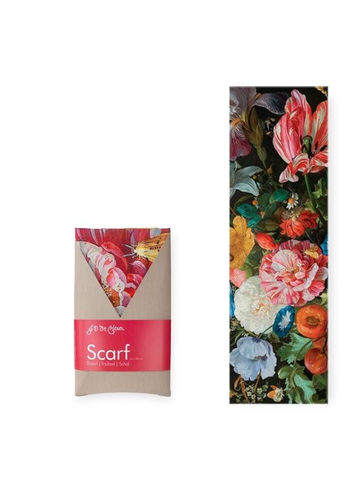 Sjaal, De Heem, Vaas met bloemen