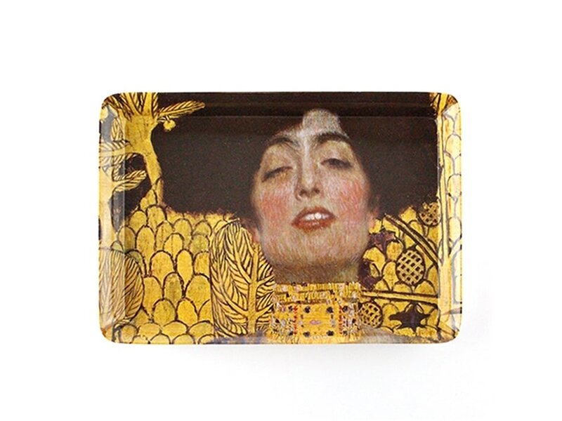 Mini-Tablett, 21 x 14 cm, Klimt, Judith