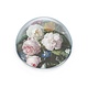 Pisapapeles de vidrio convexo, De Heem, Florero con flores