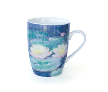 Becher, Monet, Seerosen im Abendlicht
