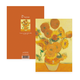 Libro de ejercicios, A5, Girasoles, Van Gogh