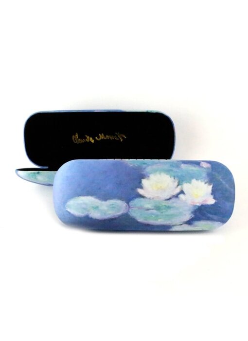 Funda de gafas, nenúfares a la luz del atardecer, Monet
