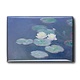 Imán de nevera, lirios de agua por la noche, Monet