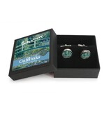Cufflinks, Monet, Japanese bridge
