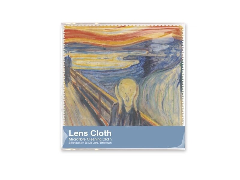 Paño de gafas, Munch, El grito, 15x15