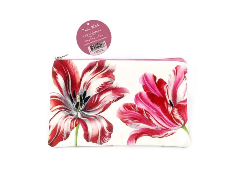 Make-up tasje, Drie tulpen Merian