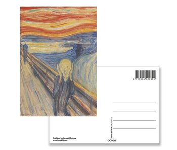 Ansichtkaart, Munch, de schreeuw