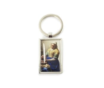 Keyring, Metal silver, RT, Milkmaid Vermeer