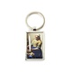 Porte-clés RT, métal argenté, Laitière Vermeer