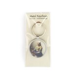 Llavero RND, metal plateado, Lechera Vermeer