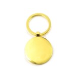 Sleutelhanger rond, goudkleurig metaal, Melkmeid Vermeer Sleutelhanger rond, goudkleurig metaal, Melkmeid Vermeer