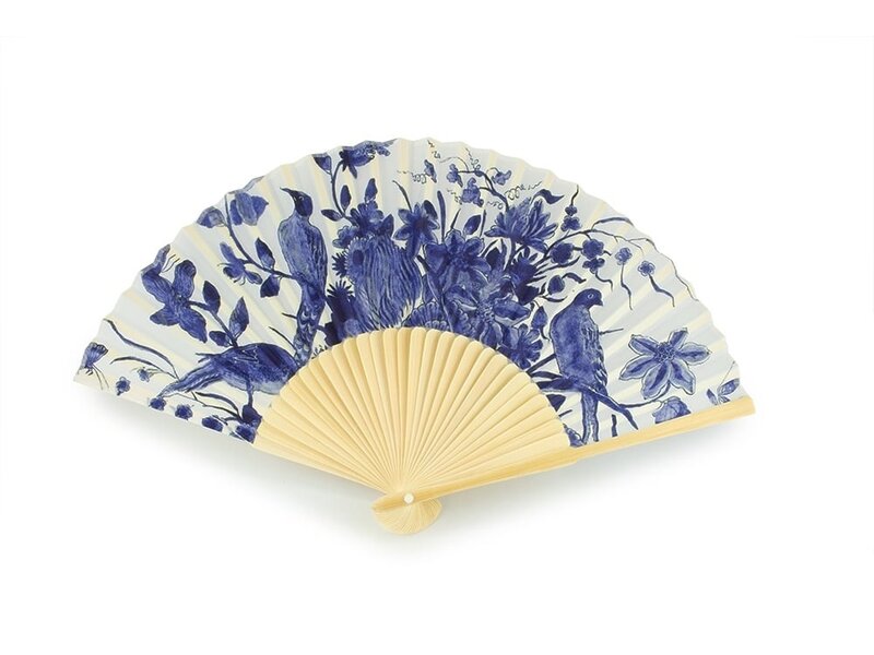 Fan W, Delft blue Bird, Rijksmuseum