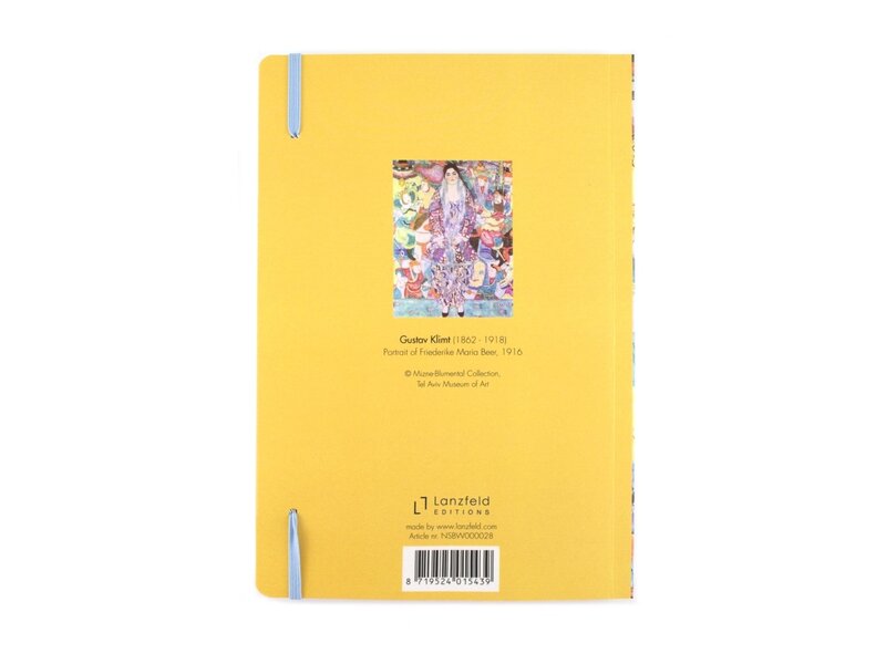 Softcover-Notizbuch, A5, Klimt, Beer, tel aviv