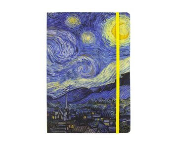 Softcover-Notizbuch, A5, Van Gogh, Sternennacht