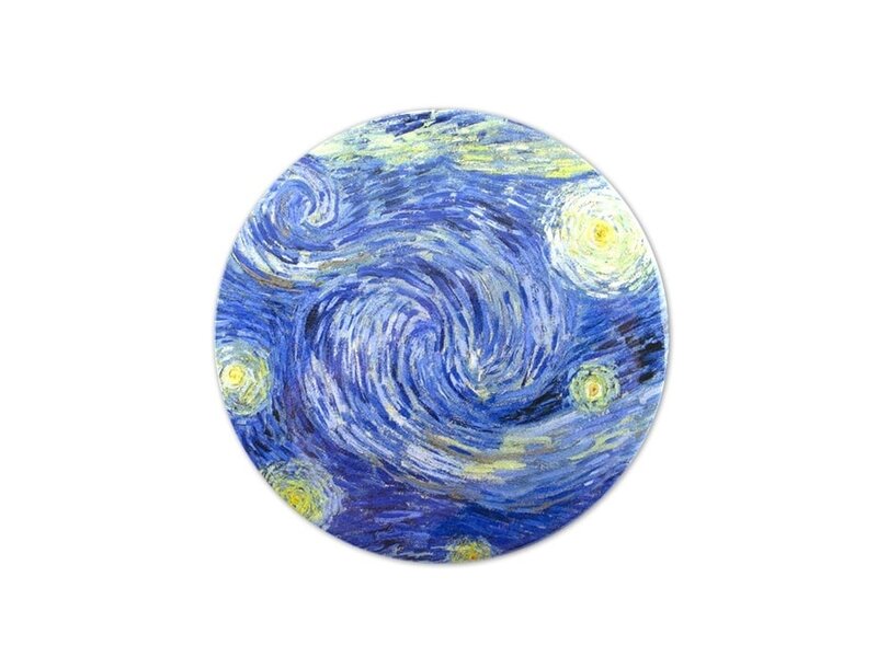 Spiegel groot, Ø 80 mm,Vincent van Gogh, Sterrennacht