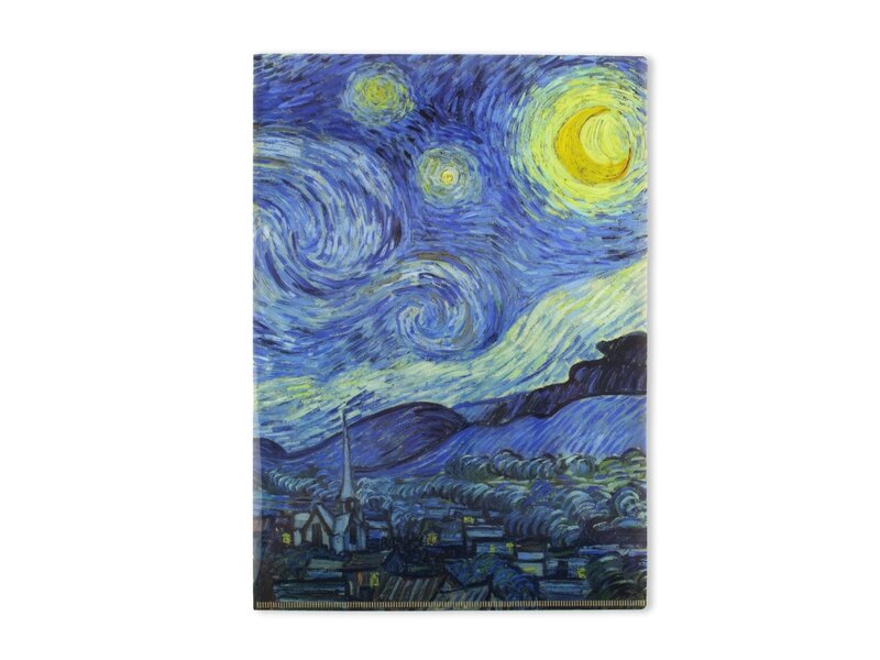 L-Ordner A4-Format, Sternennacht, Van Gogh
