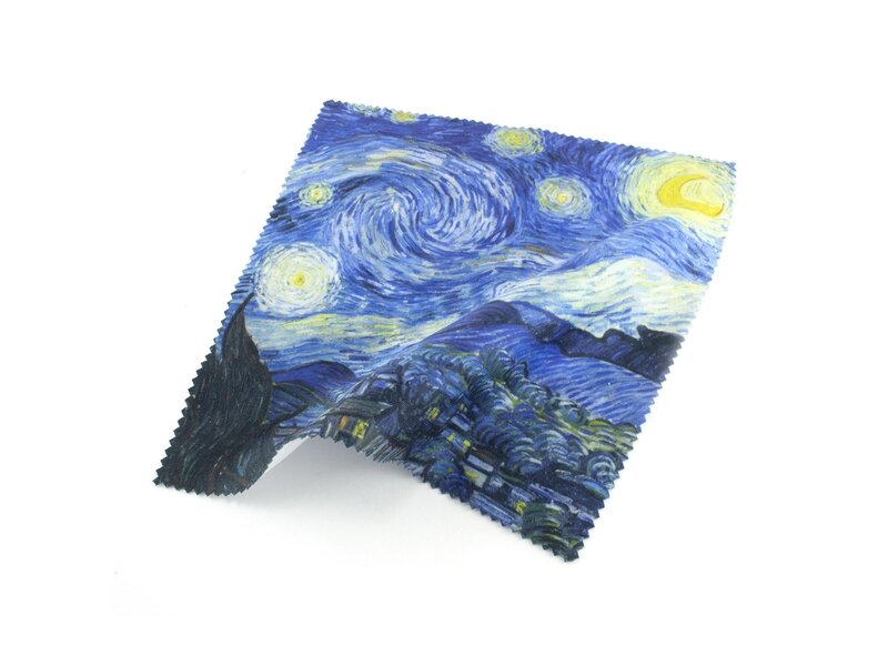 Lens cloth, Van Gogh, Starry night 15x15
