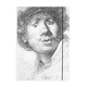 Carpeta portadocumentos con banda elástica, Rembrandt, cara curiosa