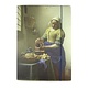 Portfolio with elastic closure, Vermeer, The Milkmaid