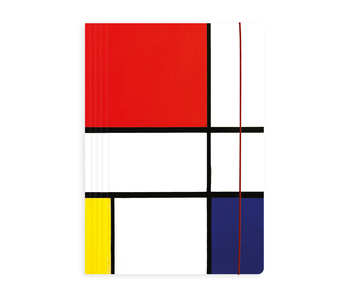 Carpeta portadocumentos con banda elástica, Mondrian