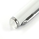 Witte Ballpen,  met kristal