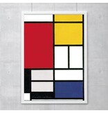 Plakat 50x70,  Mondrian