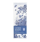 Candle shades, Delft Blue Birds Candle shades, Delft Blue Birds