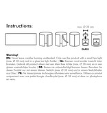 Windlichtjes, Merian, Drie tulpen Windlichtjes, Merian, Drie tulpen