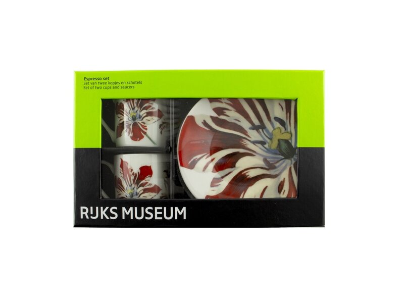 Espresso-Set, Tulpen, Marrel, Rijksmuseum