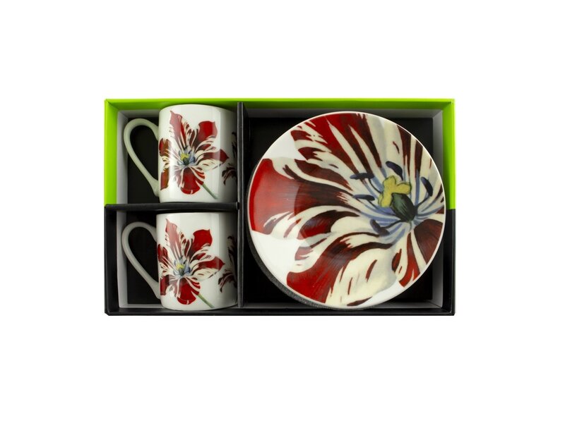 Espresso-Set, Tulpen, Marrel, Rijksmuseum