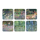 Untersetzer, 6er-Set, Monets Garten in Giverny