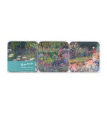 Coasters, set of 6, Monet's garden in Giverny Coasters, set of 6, Monet's garden in Giverny