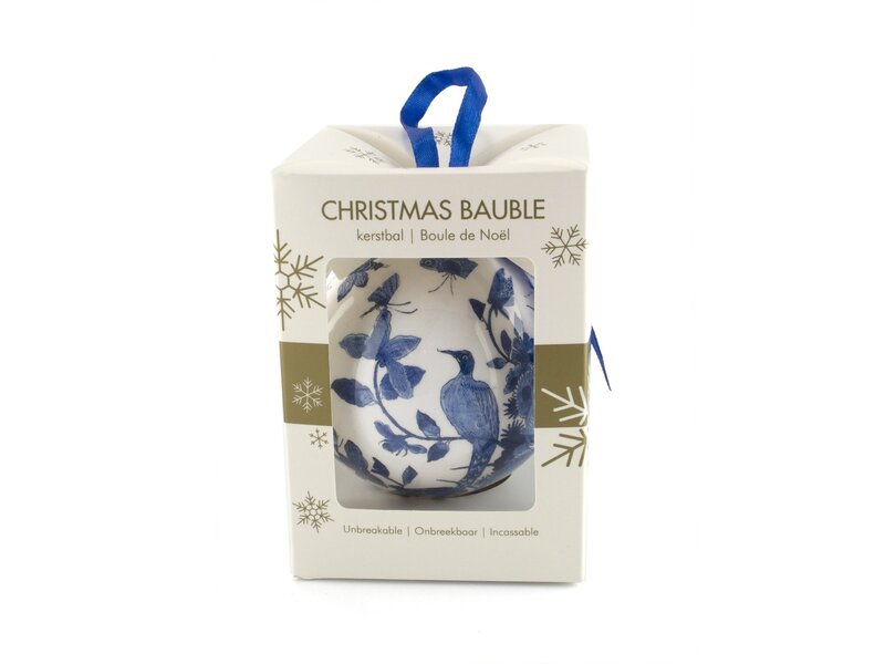 Christmas Ball, Delft Blue Birds