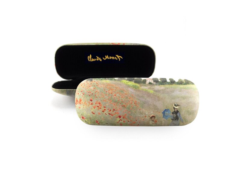 Etui à lunettes, Monet, champ avec coquelicots