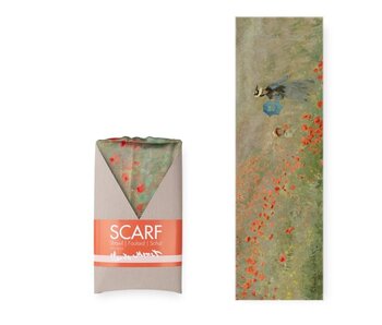 Schal, Monet, Feld mit Mohnblumen