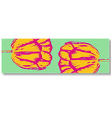 Bufanda, Tulip Pop Art line Verde