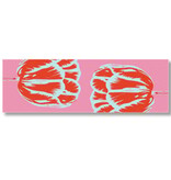 Schal Tulpen Pop Art Linie rosa