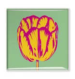 Kühlschrankmagnet, Tulip Pop Linie Grün