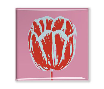 Koelkastmagneet, Tulp Pop lijn roze
