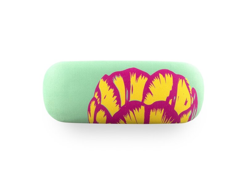 Brillenkoker Tulip Art Pop  line Groen
