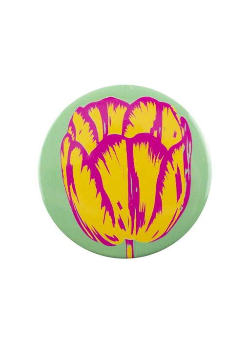 Taschenspiegel, Ø 80 mm, Tulip Pop Line Grün