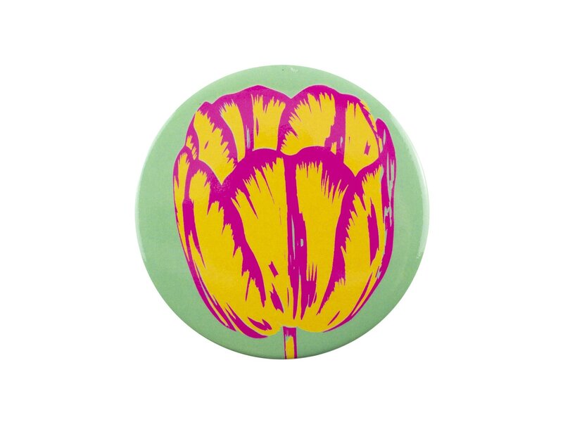 Taschenspiegel, Ø 80 mm, Tulip Pop Line Grün