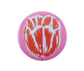 Espejo de bolsillo, Ø 80 mm, Tulip Pop Line Rosado