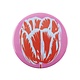 Spiegel groot , Ø 80 mm, Tulp Pop Line Roze